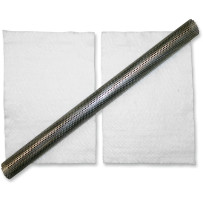 24" Universal Exhaust Baffle with Packing — 24" length, 2-1/4" OD