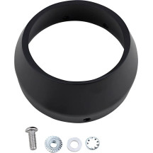 Optional B1-Syle Quick-Change End Caps — 4", Slash-Cut, Black