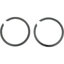 Anillos de retención de repuesto — Cromado, par