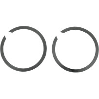 Anillos de retención de repuesto — Cromado, par