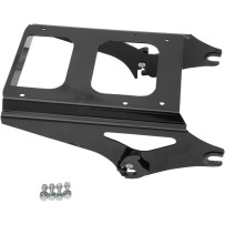 Quick Detach Tour Box Mount — for Dresser models, drilled for 2006 and later Tour Box, black gloss