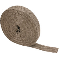 High-Temperature Exhaust Wrap — 50' (15.2 m), 1" (25.4 mm), Gold