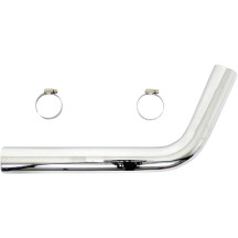 Rear Heat Shield — 44.5 mm (1-3/4") pipe diameter, Chrome