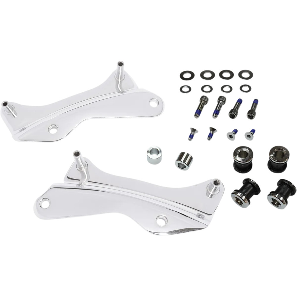 Backrest Docking Kit — Tour Pack, Quick Detach, Chrome