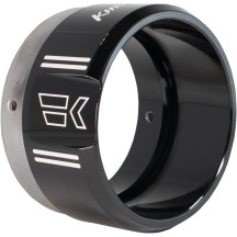 Punta Klassic de 4-1/2" — diámetro exterior 4-1/2", negro con recubrimiento en polvo