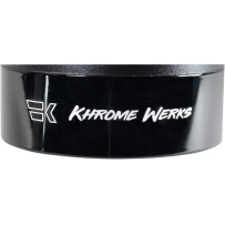 Tapón final de repuesto — Compatible con silenciosos Khrome Werks de 4-1/2"