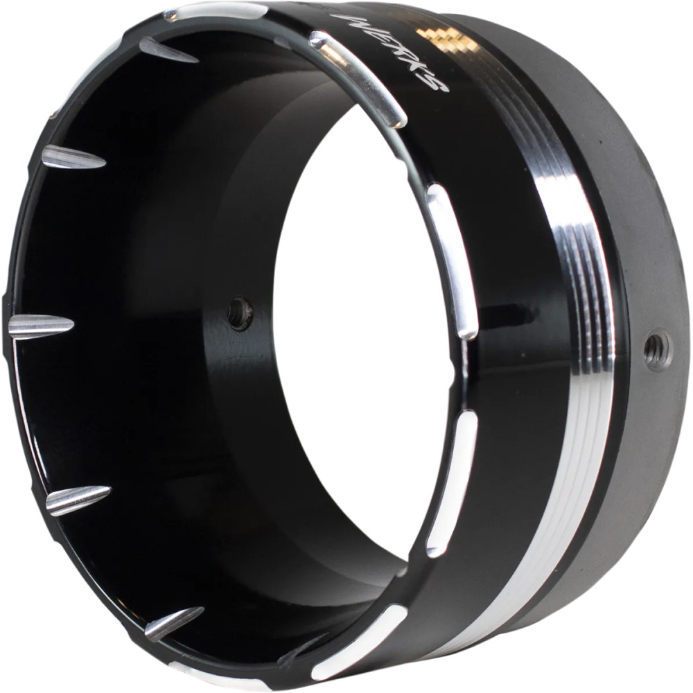 Replacement End Cap — 4-1/2" outside diameter, Tracer style, Billet Aluminum