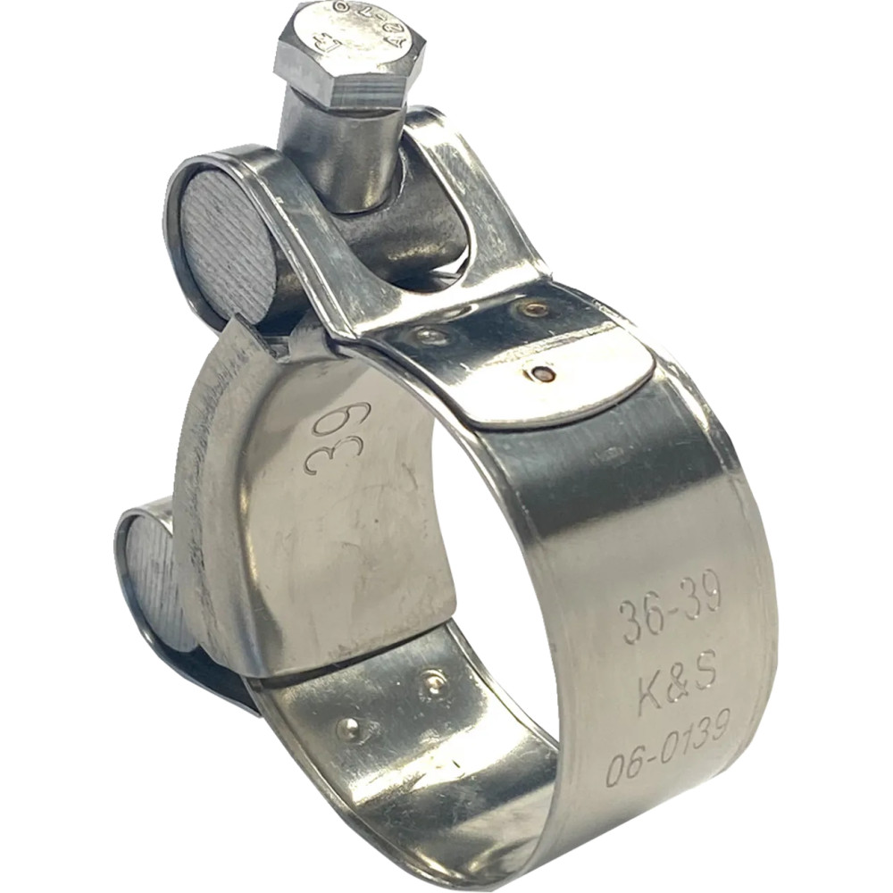 Exhaust Pipe Clamp — 36–39 mm clamping diameter