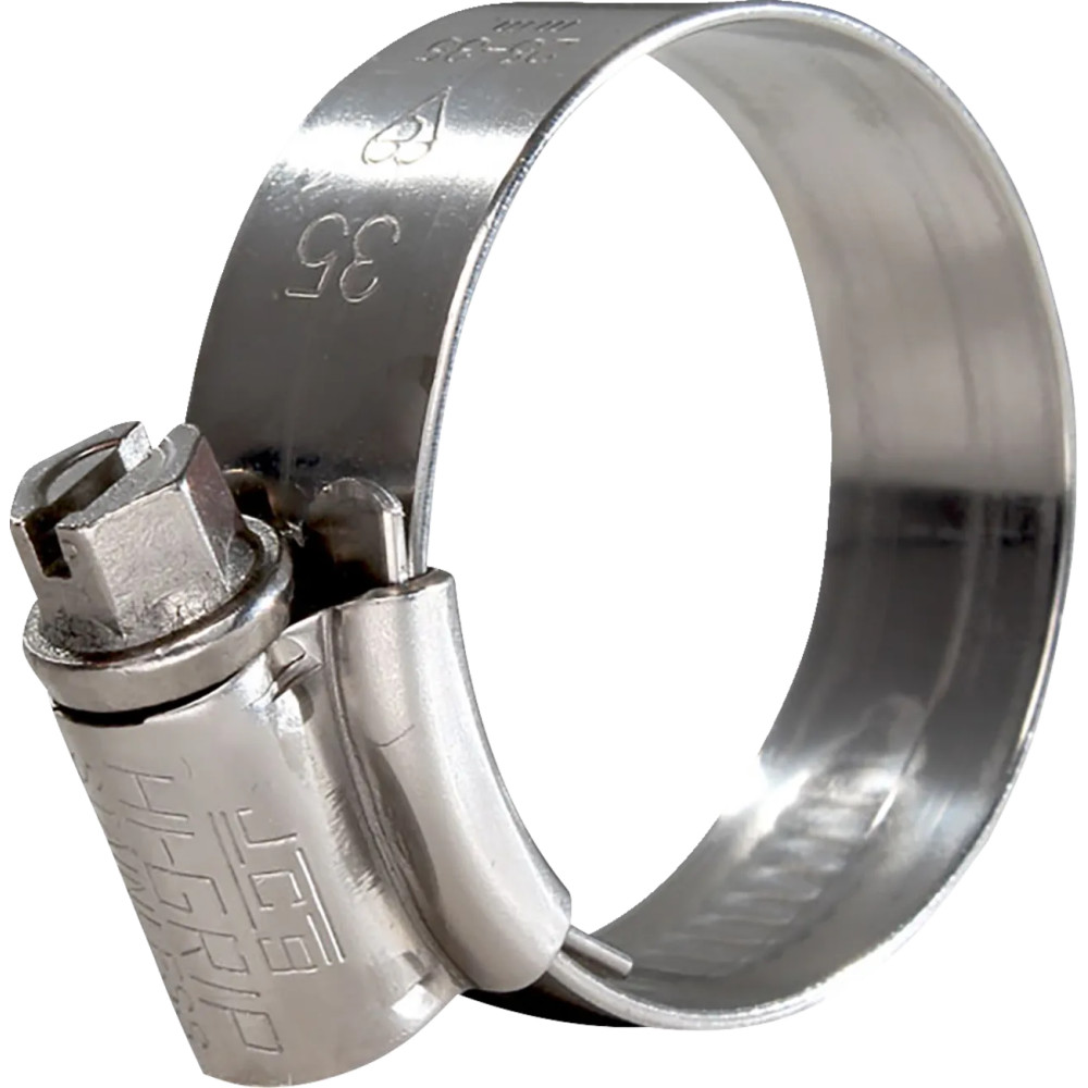 Radiator Clamp Kit — Silver, stainless steel