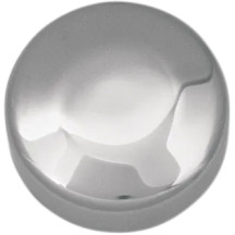 Fork Stem Nut Cap — fork tube, silver