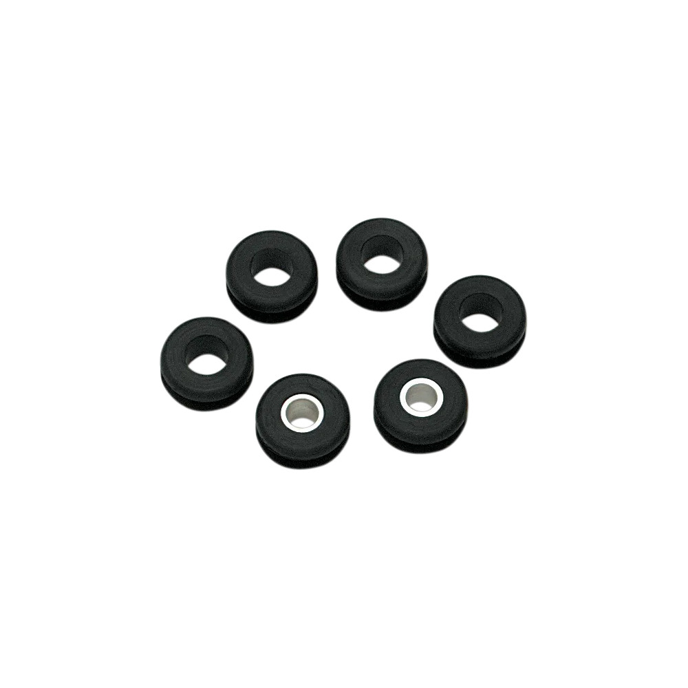 Fuel Tank Mounting Grommet Kit — Fuel Tank, Black