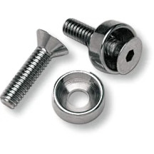 Gas Tank Mounting Hardware Kit — Chrome