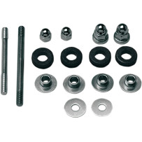 Gas Tank Mounting Hardware Kit — Fuel tank, Chrome