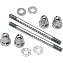 Gas Tank Mounting Hardware Kit — Fuel tank, Chrome
