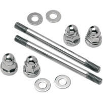 Gas Tank Mounting Hardware Kit — Fuel tank, Chrome