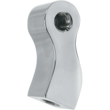 Recessed Headlight Mount — 19.1 mm (3/4") wide, 38.1 mm (1-1/2") high, Chrome