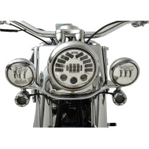 4-1/2" LED Fog Lights — 114 mm (4-1/2"), chrome