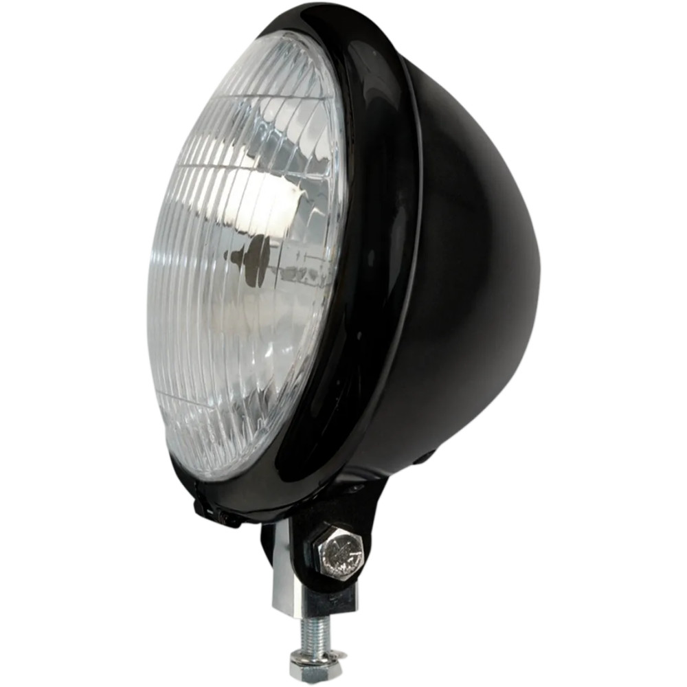 5-3/4" Bates-Style Headlight — 146 mm (5-3/4"), halogen 60/55 W, bolt-on