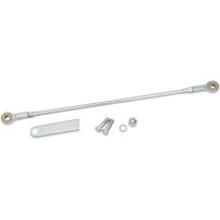 Shifter Linkage — 13-3/4" (34.93 cm), 5/16-24 stud, 5/16" hole, 7.9 mm stud, 7.9 mm hole, Chrome