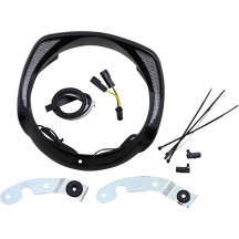 Fang® Embellecedores del faro — 178 mm (7"), negro