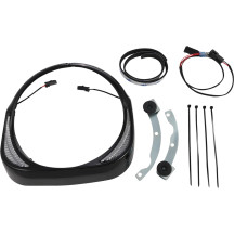 Fang® Headlight Bezels — 178 mm (7"), Black