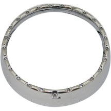 7" LED Halo Headlight Trim Ring — 178 mm (7"), Chrome