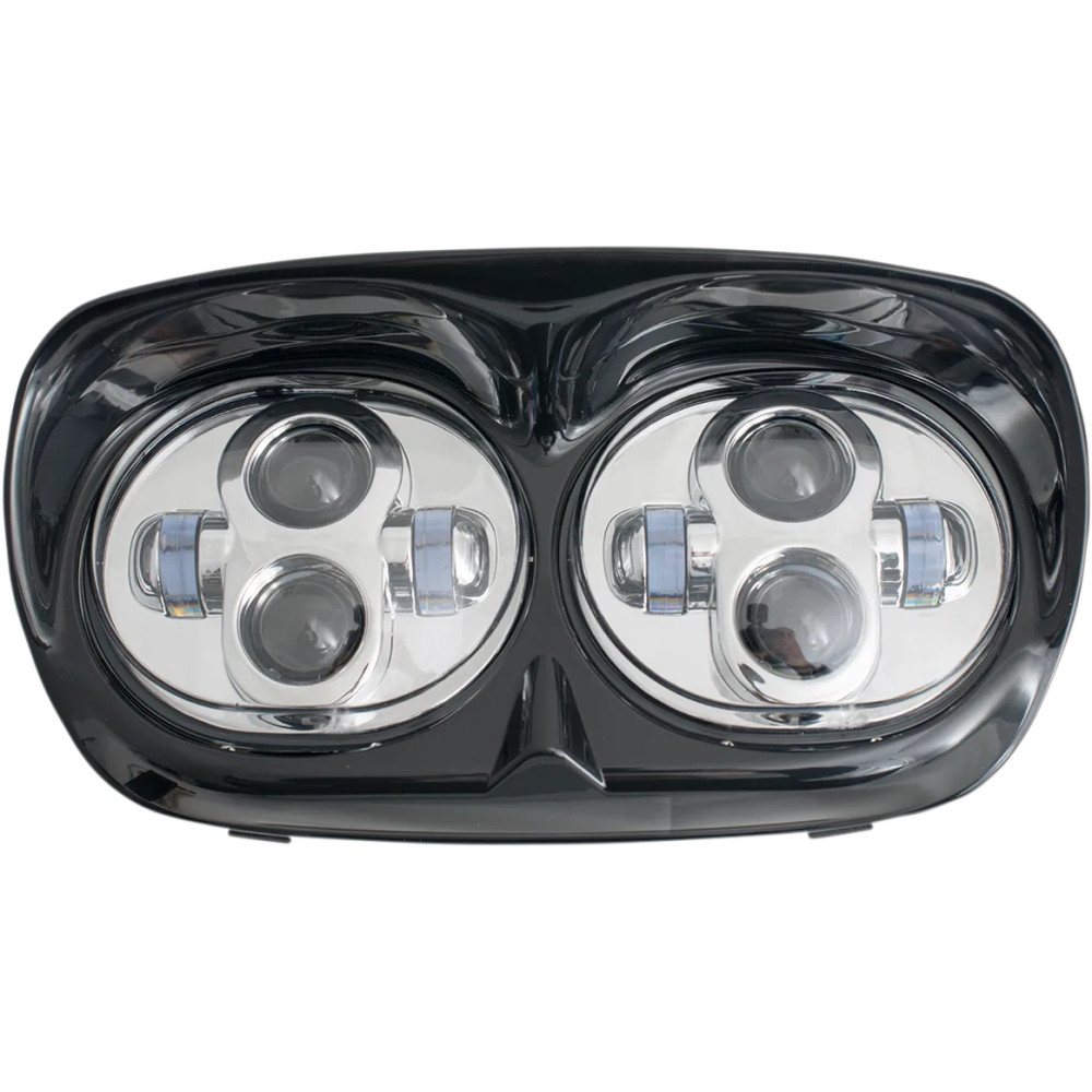 Conjunto de faro LED doble — 7200 lm, Harley-Davidson®, cromado