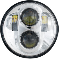 Ensamblaje de faro LED Illuminati — 146 mm (5-3/4") de diámetro, cromado