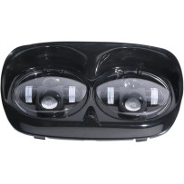 Ensamblaje de faro LED doble — para Harley-Davidson®, negro
