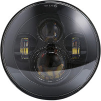 Ensamblaje de faro LED Illuminati — 146 mm (5-3/4"), negro