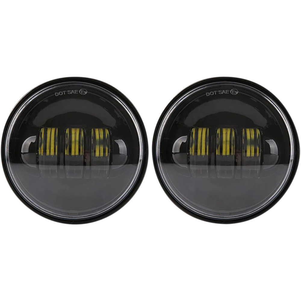 Lámparas de cruce LED de 4,5" — Base 881, negro