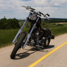 Pedestal Mount LED Adaptive 2 Headlight — 178 mm (7"), Harley-Davidson®, Black