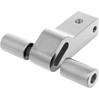 Dual Headlight Extension Block — MEK9893, Chrome