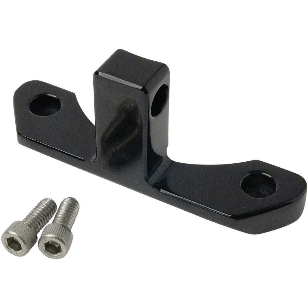 Headlight Base Bracket and Mount Block — for Harley-Davidson®, black