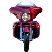 ProBEAM® Turn Signal Ring Trim — 60 LEDs, smoked lens, chrome trim