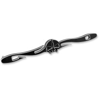 Split Skull Custom Shift Linkage — 7.9 mm female, Black, powder-coated gloss