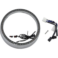 ProBEAM® Turn Signal Ring Trim — Chrome trim, smoked lens