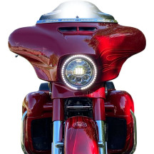 ProBEAM® Turn Signal Ring Trim — Chrome trim, smoked lens