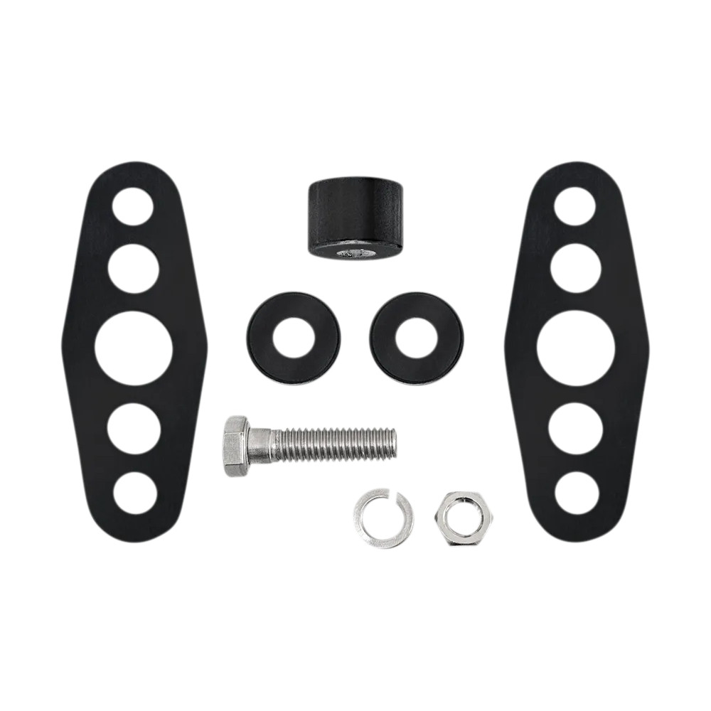 Headlight Extension Block — 3 in, Harley-Davidson®, Black