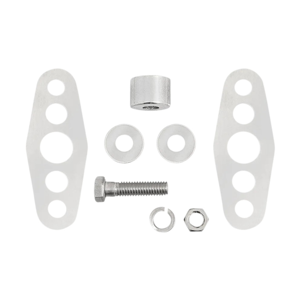 Headlight Extension Block — 3", Harley-Davidson®, Polished