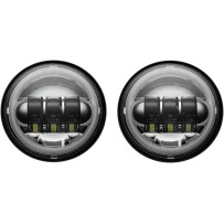 Lámparas de cruce de 4,5" con halo — 4,5", compatible con 881, cromo