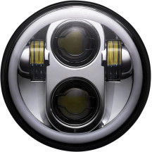 ProGLOW™ Faro LED con Halo cambiable de color — 146 mm (5-3/4"), para Harley-Davidson®, Cromado