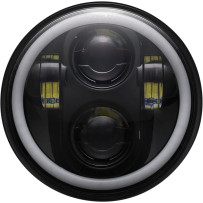 Faro Halo LED 5-3/4" — 146 mm (5-3/4"), LED, negro