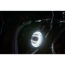 TAC-10 Cañones de luz — 10 W, ajuste para barras de 1-1/4", negro