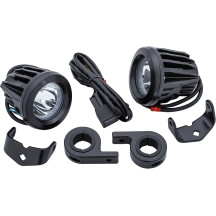 TAC-10 Cañones de luz — 10 W, ajuste para barras de 1-1/4", negro