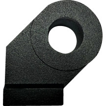 Headlight Mounting Block — 28 mm (1-1/8"), M8 Softail fit, black satin