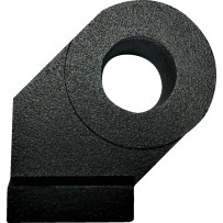 Headlight Mounting Block — 28 mm (1-1/8"), M8 Softail fit, black satin