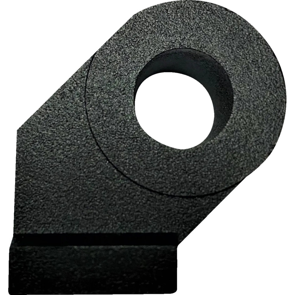 Headlight Mounting Block — 28 mm (1-1/8"), M8 Softail fit, black satin