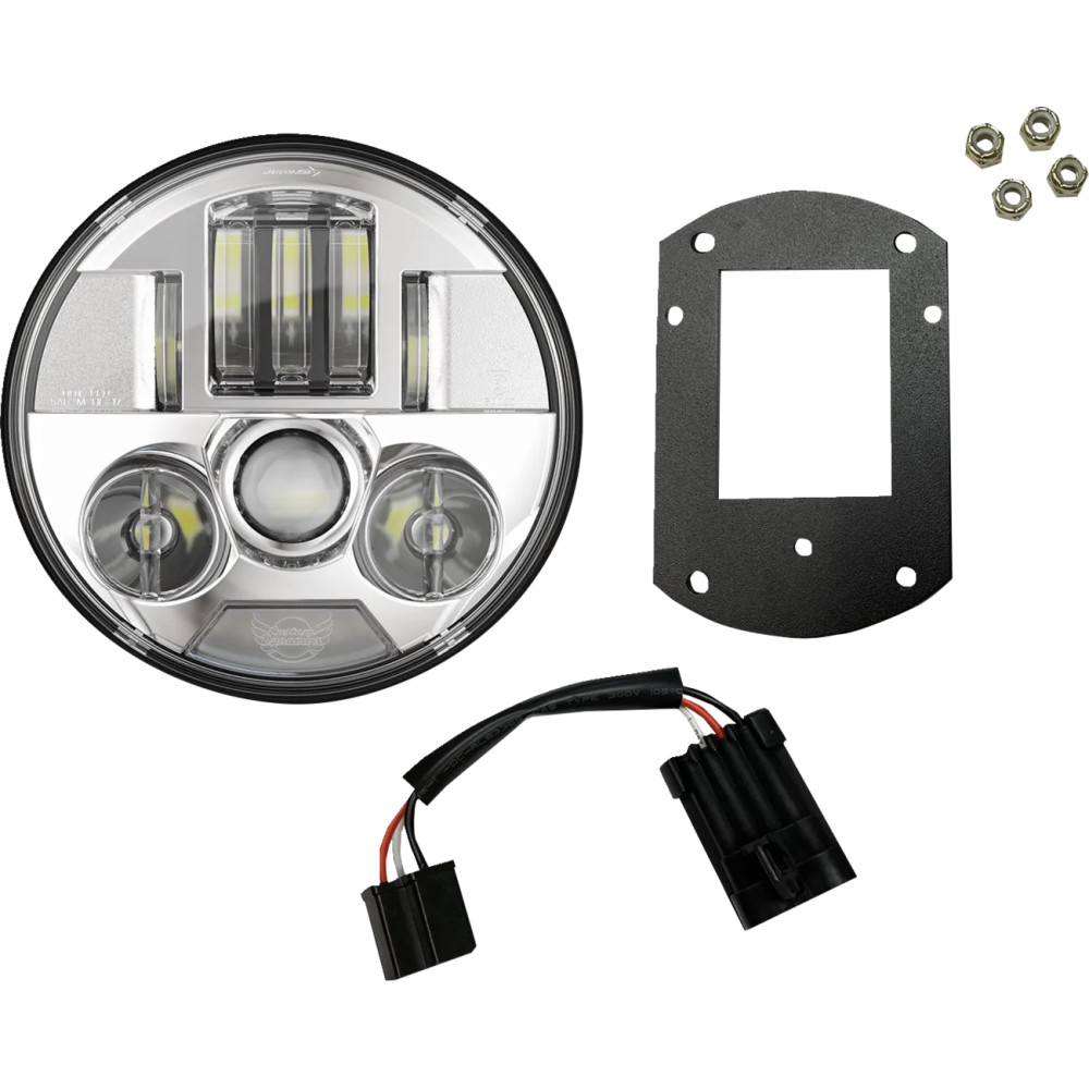 ProBEAM® Kit de faro — 14.5 cm (5-3/4"), Harley-Davidson®, cromo