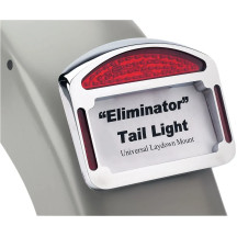 Eliminator™ Taillight — 4" x 7", chrome housing